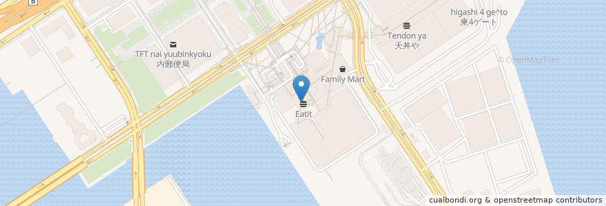 Mapa de ubicacion de JUICY PAPA en Japon, Tokyo, 江東区.