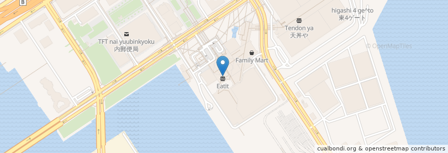 Mapa de ubicacion de 伊吹や製麺 en Japan, Tokio, 江東区.