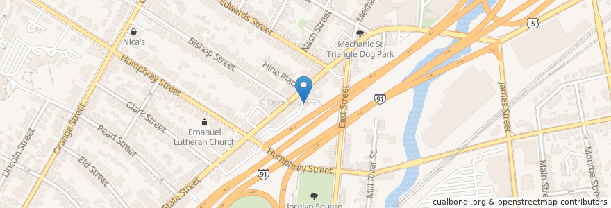 Mapa de ubicacion de New Haven Chiropractic Group en 미국, 코네티컷, New Haven County, New Haven.