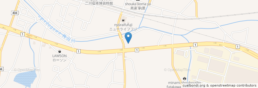 Mapa de ubicacion de ENEOS en Japonya, 愛知県, 豊橋市.