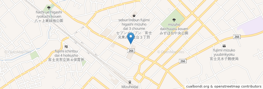 Mapa de ubicacion de 幸楽苑みずほ台店 en Япония, Сайтама, 富士見市.