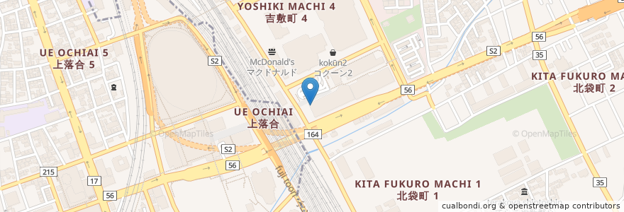 Mapa de ubicacion de タリーズコーヒー en 일본, 사이타마현, さいたま市, 大宮区.