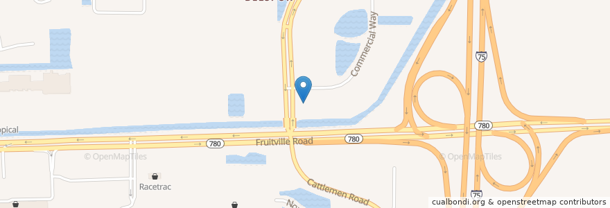 Mapa de ubicacion de Mobil en United States, Florida, Sarasota County.