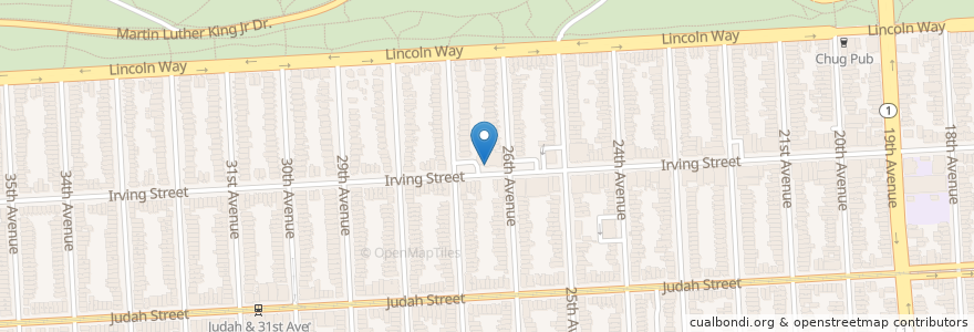 Mapa de ubicacion de SF Police Credit Union Main Office & Branch en 美利坚合众国/美利堅合眾國, 加利福尼亚州/加利福尼亞州, 旧金山市县/三藩市市縣/舊金山市郡, 旧金山.