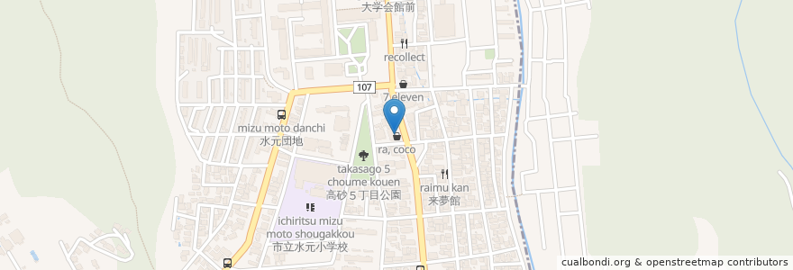 Mapa de ubicacion de なかよし ラーメン en Япония, Хоккайдо, Округ Ибури, Муроран.