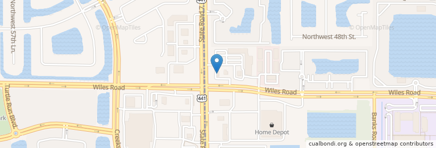 Mapa de ubicacion de Chevron en Amerika Syarikat, Florida, Broward County.