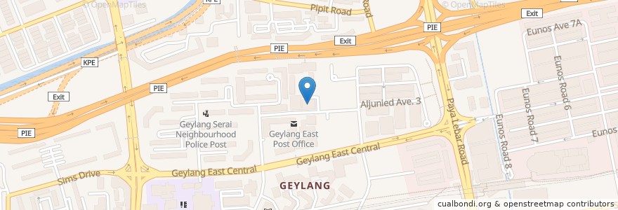 Mapa de ubicacion de Blk 117 Food Centre en Singapura, Southeast.