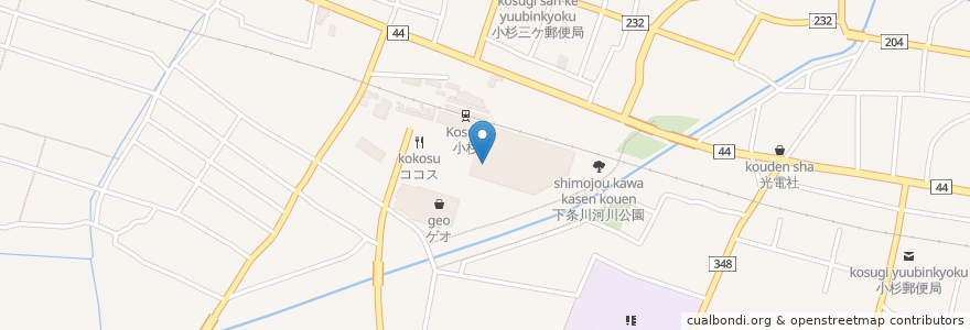 Mapa de ubicacion de マクドナルド en Япония, Тояма, 射水市.