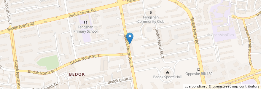 Mapa de ubicacion de Nangfa Thai Kitchen en Сингапур, Southeast.