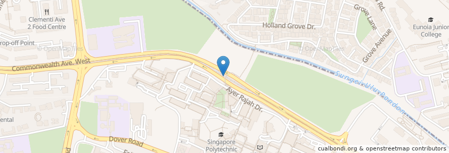 Mapa de ubicacion de Mr. Bean en 新加坡, 西南区.
