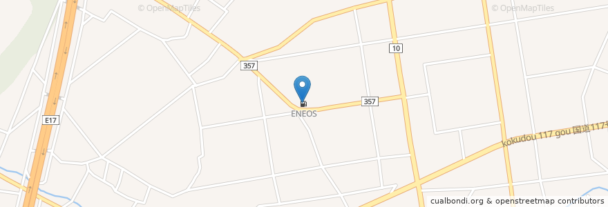 Mapa de ubicacion de ENEOS en Japan, Präfektur Niigata, 小千谷市.