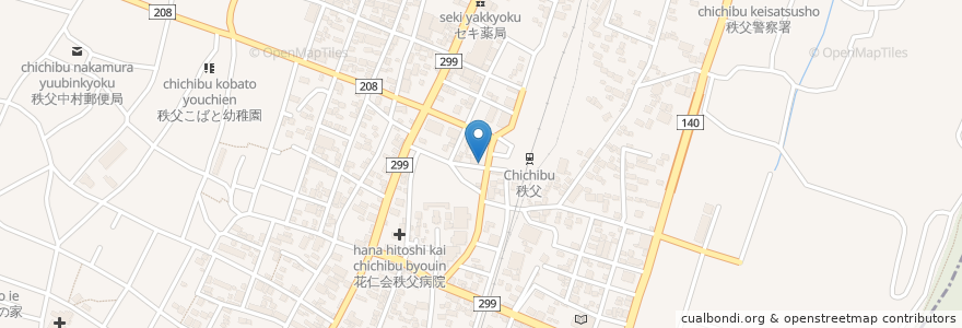 Mapa de ubicacion de ぶぶすけ en Giappone, Prefettura Di Saitama, 秩父市.