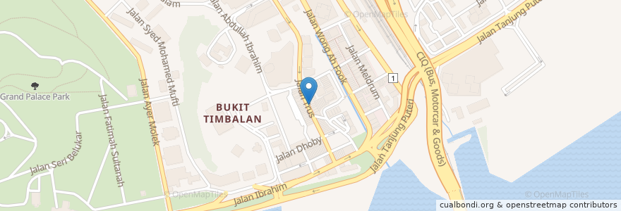 Mapa de ubicacion de Restaurant Muthu en 马来西亚, Iskandar Malaysia, Iskandar Malaysia, Johor Bahru, Johor Bahru.