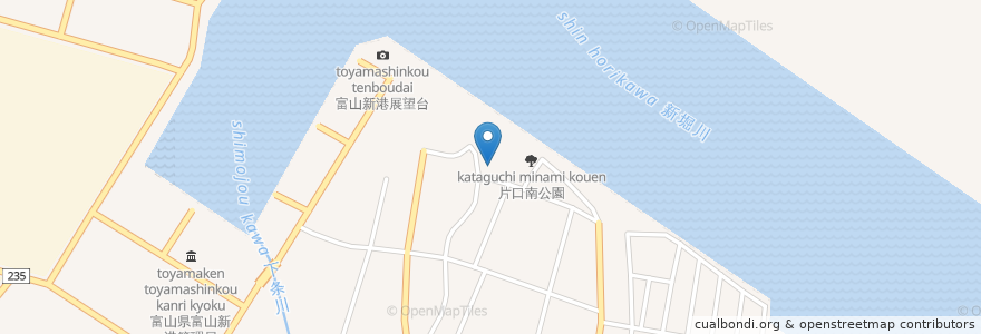 Mapa de ubicacion de 勝円寺 en Japón, Prefectura De Toyama, 射水市.