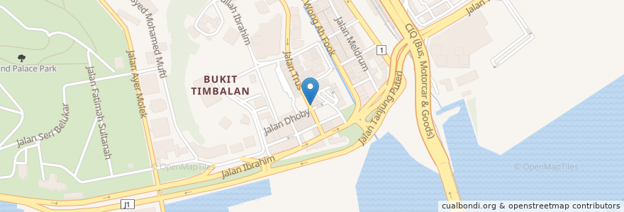 Mapa de ubicacion de Restoran Hua Mui 華美茶餐室 en 말레이시아, Iskandar Malaysia, Iskandar Malaysia, Johor Bahru, Johor Bahru.