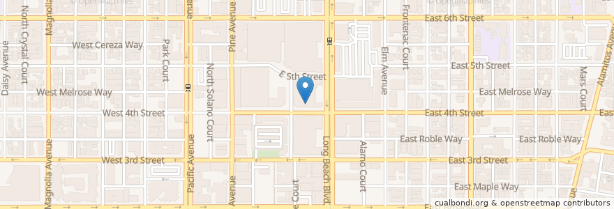 Mapa de ubicacion de Jean Machine en Amerika Syarikat, California, Los Angeles County, Long Beach.