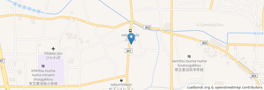 Mapa de ubicacion de B-tonic en اليابان, 埼玉県, 熊谷市.