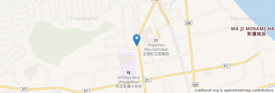 Mapa de ubicacion de 香りキリスト教会 en Япония, Сига, 大津市.