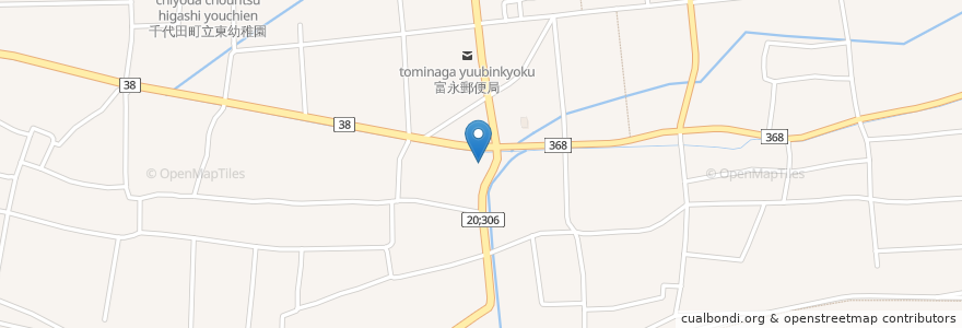 Mapa de ubicacion de アジアンレストラン ソラーズ en ژاپن, 群馬県, 邑楽郡, 千代田町.