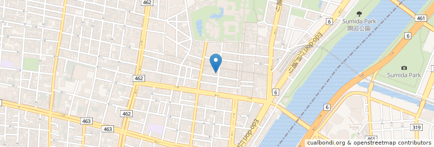 Mapa de ubicacion de Katsukichi en Japon, Tokyo, 台東区.