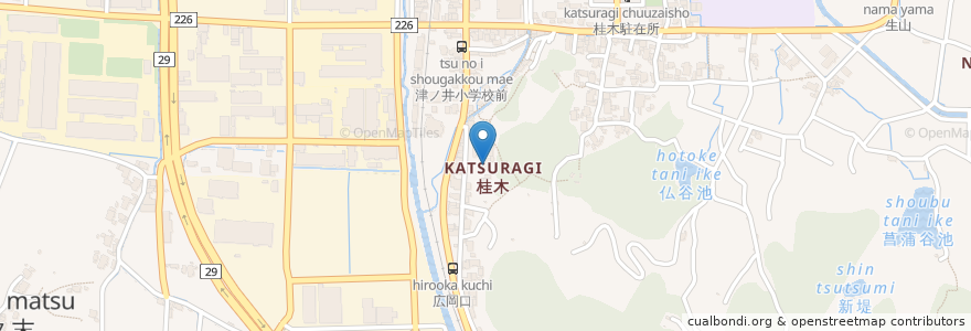 Mapa de ubicacion de 津ノ井地区公民館 en Japan, 鳥取県, 鳥取市.
