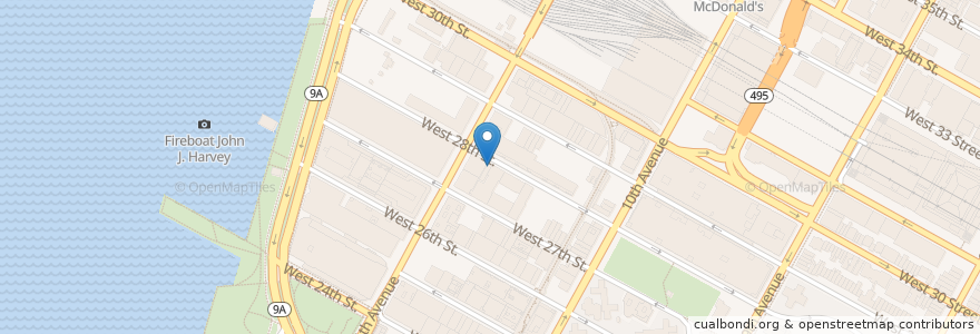 Mapa de ubicacion de Eagle Bar en 미국, 뉴욕, New York, New York County, Manhattan, Manhattan Community Board 4.