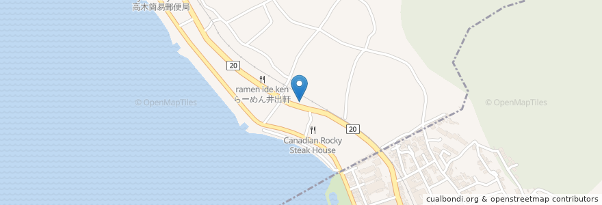 Mapa de ubicacion de すし吉 en 일본, 나가노현, 스와 시.