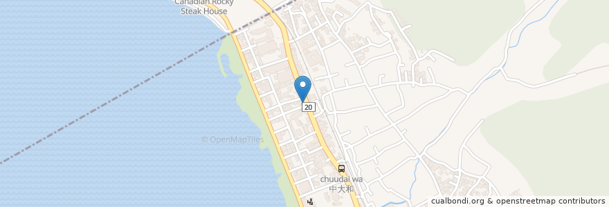 Mapa de ubicacion de 諏訪大和郵便局 en Япония, Нагано, 諏訪市.