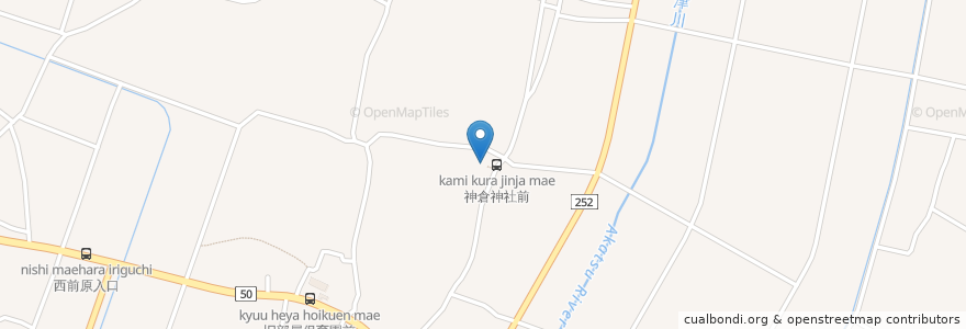 Mapa de ubicacion de 神倉神社 en ژاپن, 栃木県, 栃木市.