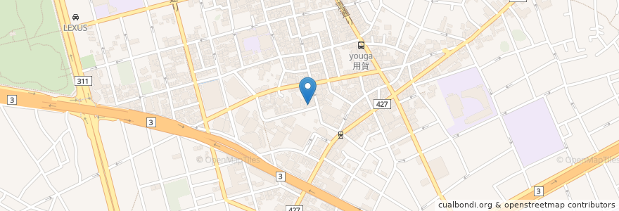 Mapa de ubicacion de St. Malo en Japon, Tokyo, 世田谷区.