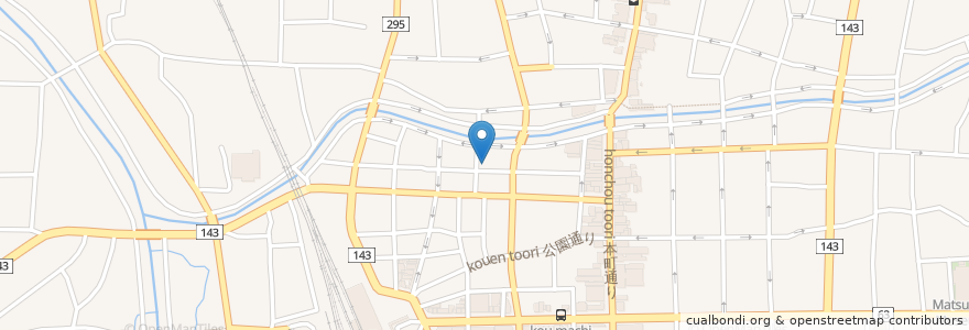 Mapa de ubicacion de ボンバージュ en Japão, Nagano, 松本市.