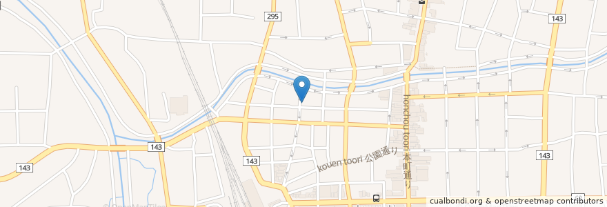 Mapa de ubicacion de チェンバーテラス第一 en 日本, 長野県, 松本市.