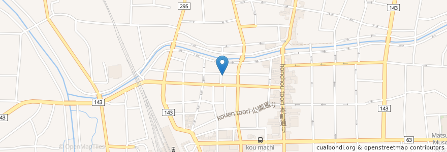 Mapa de ubicacion de びいどろ亭 en ژاپن, 長野県, 松本市.