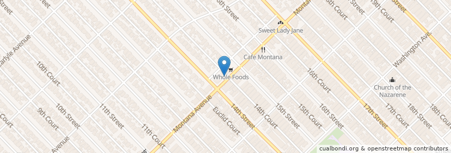 Mapa de ubicacion de Blue Plate en United States, California, Los Angeles County.