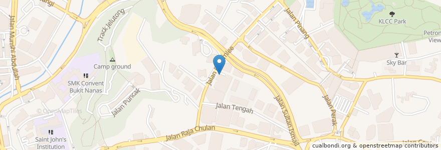 Mapa de ubicacion de Elegant Inn en Malasia, Selangor, Kuala Lumpur.