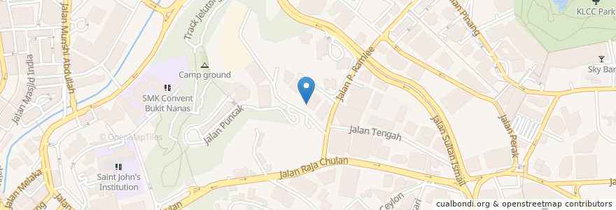 Mapa de ubicacion de Gloria Jean's Coffee en Malaisie, Selangor, Kuala Lumpur.