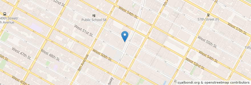 Mapa de ubicacion de Duane Reade en Vereinigte Staaten Von Amerika, New York, New York, New York County, Manhattan, Manhattan Community Board 5.