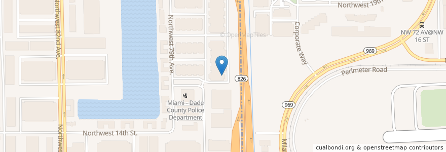 Mapa de ubicacion de EagleRider en Vereinigte Staaten Von Amerika, Florida, Miami-Dade County, Doral.