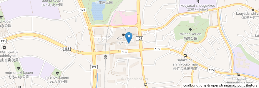 Mapa de ubicacion de 南千里駅前薬局 en Japão, 大阪府, 吹田市.