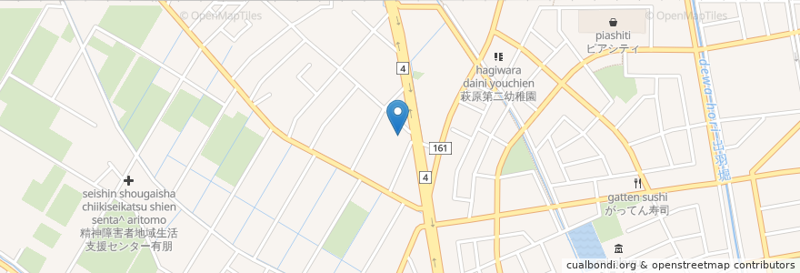 Mapa de ubicacion de びっくりドンキー en 日本, 埼玉县, 越谷市.