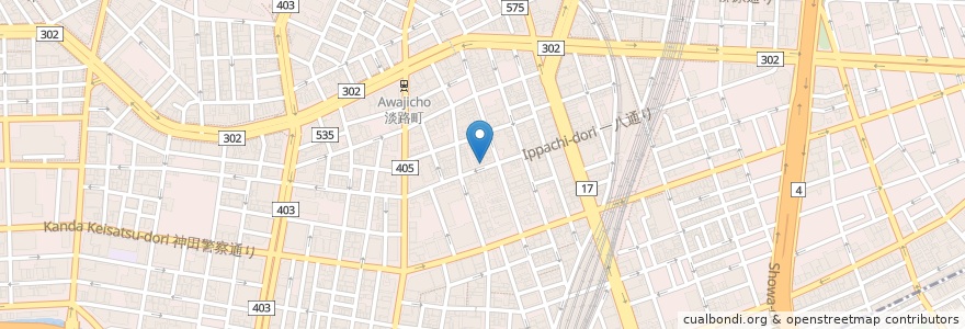 Mapa de ubicacion de 五ノ神 en ژاپن, 東京都, 千代田区.