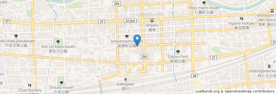 Mapa de ubicacion de あじ助 en Giappone, Prefettura Di Shizuoka, 掛川市.