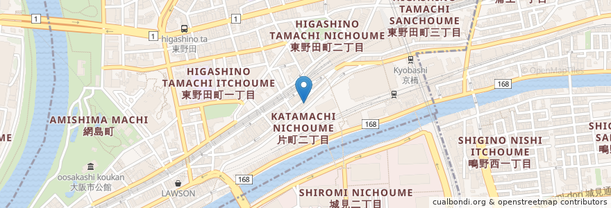 Mapa de ubicacion de Finger Time en 日本, 大阪府, 大阪市.