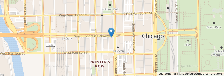 Mapa de ubicacion de CVS Pharmacy en Соединённые Штаты Америки, Иллинойс, Чикаго.