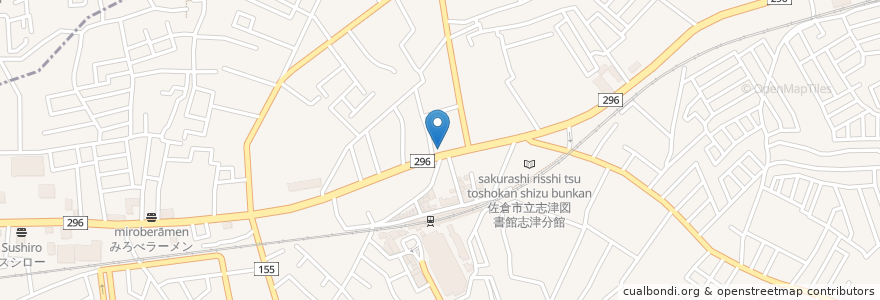 Mapa de ubicacion de ENEOS en Japan, Präfektur Chiba, 佐倉市.