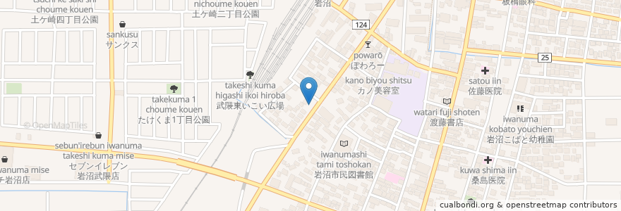 Mapa de ubicacion de ドラッグセイムス岩沼店 en ژاپن, 宮城県, 岩沼市.