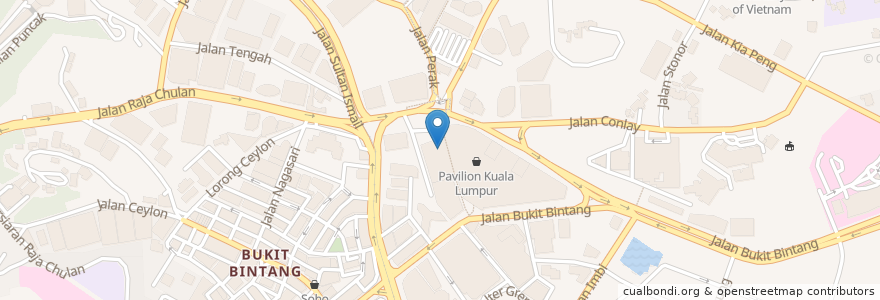 Mapa de ubicacion de Morganfield's en Malaysia, Selangor, Kuala Lumpur.