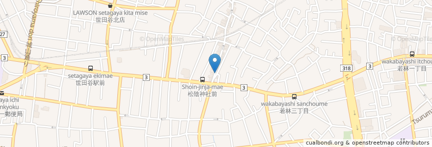 Mapa de ubicacion de PORTLATE en 일본, 도쿄도, 世田谷区.