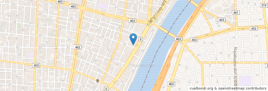 Mapa de ubicacion de 駒形どぜう en 日本, 東京都, 台東区.
