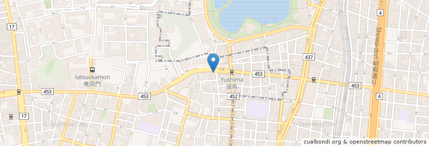 Mapa de ubicacion de シンスケ en Japonya, 東京都.